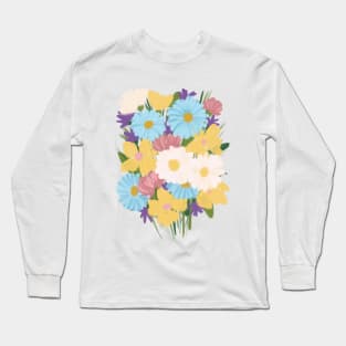 Spring is here, flower bouquet Long Sleeve T-Shirt